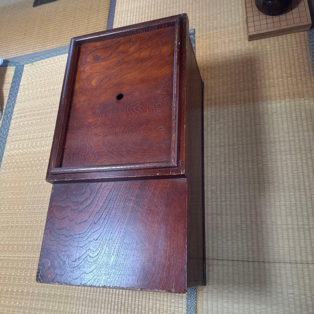 木製長火鉢 蓋付き 収納付き