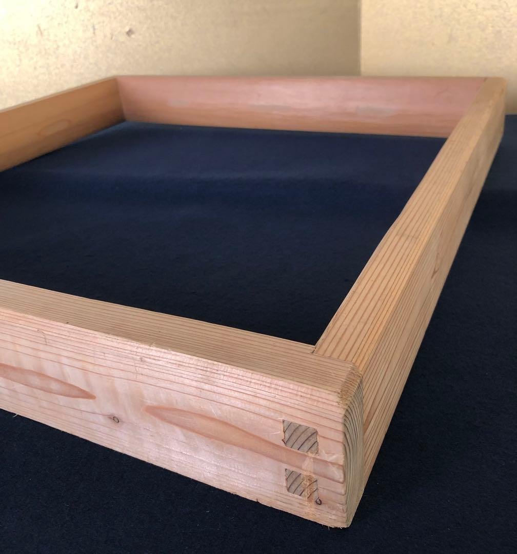 《R》茶道具 大炉用 炉縁 元箱　260316A2