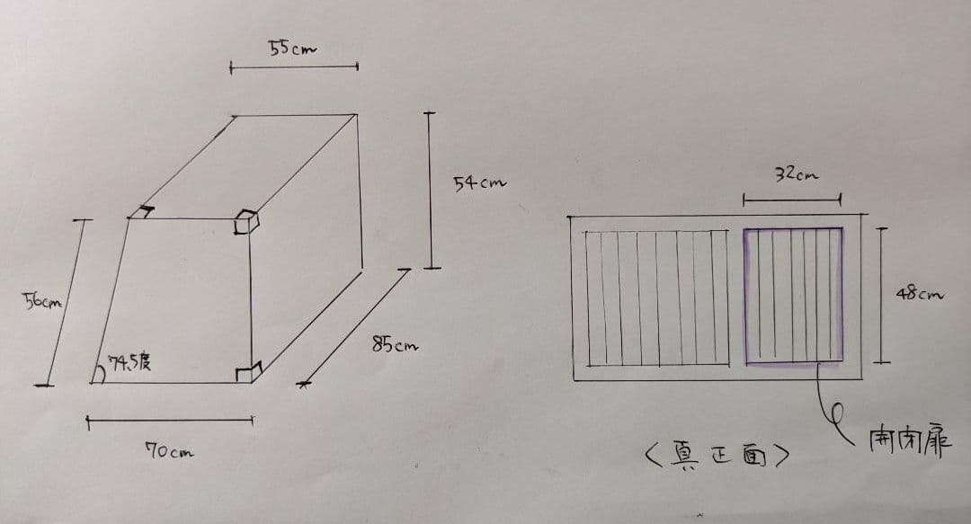 【美品】ドッグケージ　特注品　アルミ製