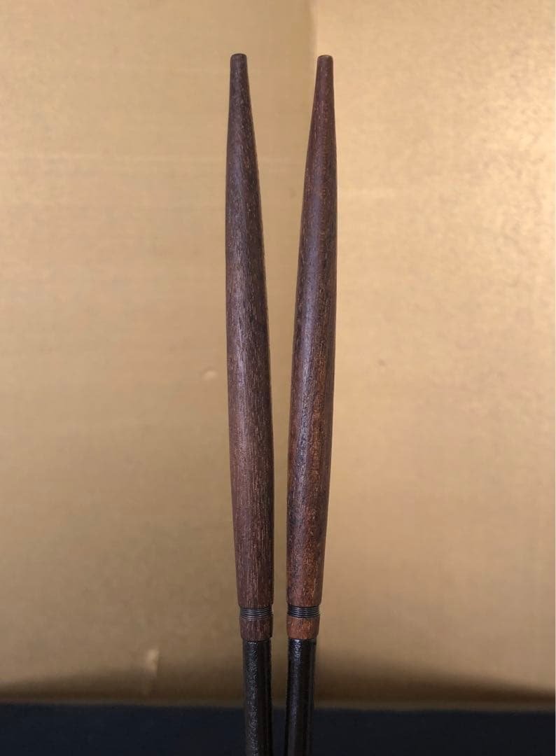 《R》炉用 火箸 金工師 木村清斎 経歴書 共布 共箱 元箱 260216け3