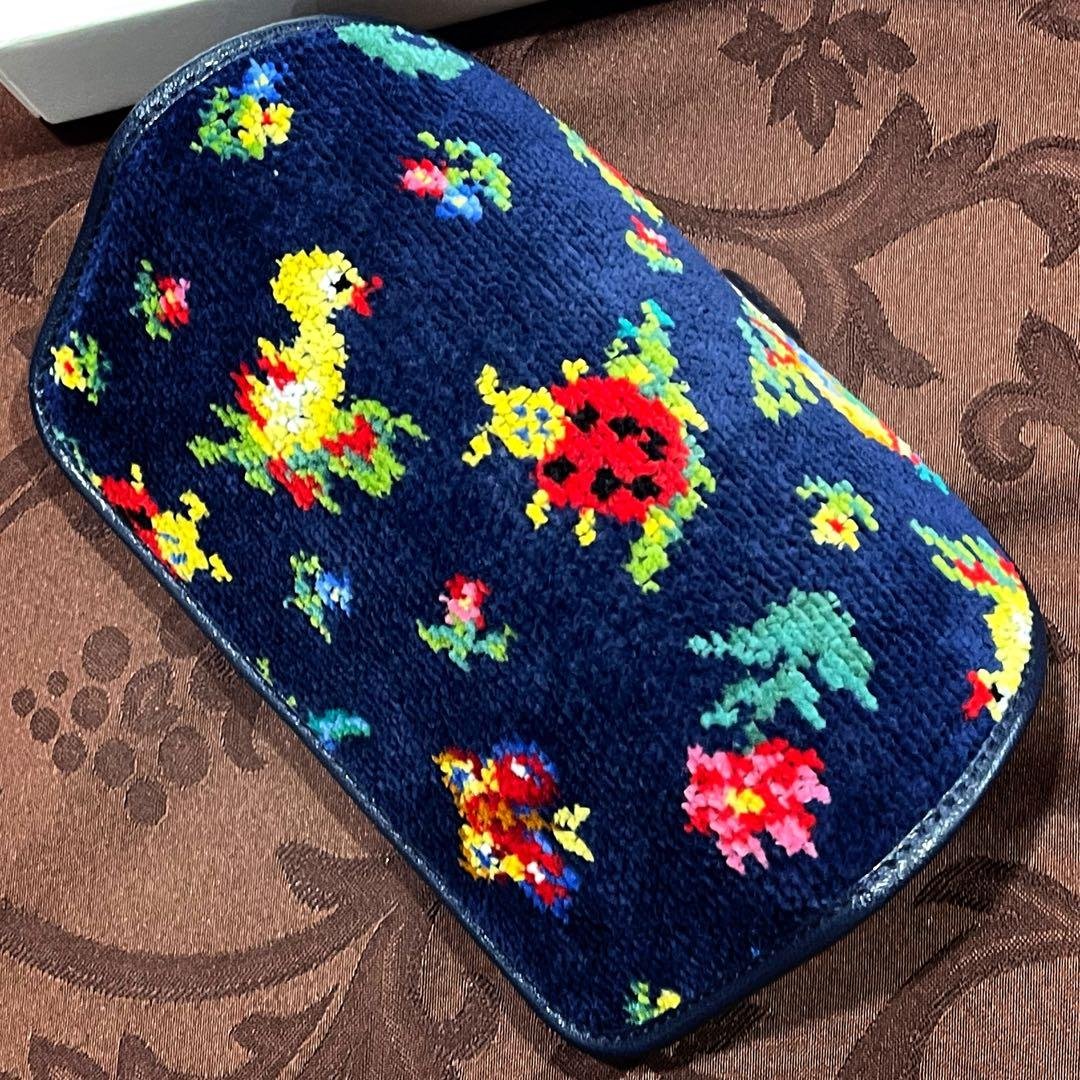 新品 フェイラー FEILER ハイジ HEIDI メガネケース 眼鏡ケース 紺