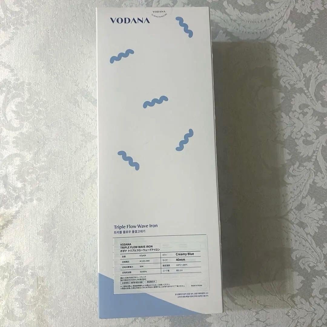 【ほぼ未使用】VODANA ウェーブヘアアイロン ボダナ 40mm 波巻き