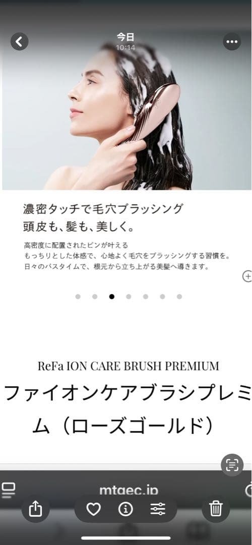 【ReFa】リファ　イオンケアブラシプレミアム