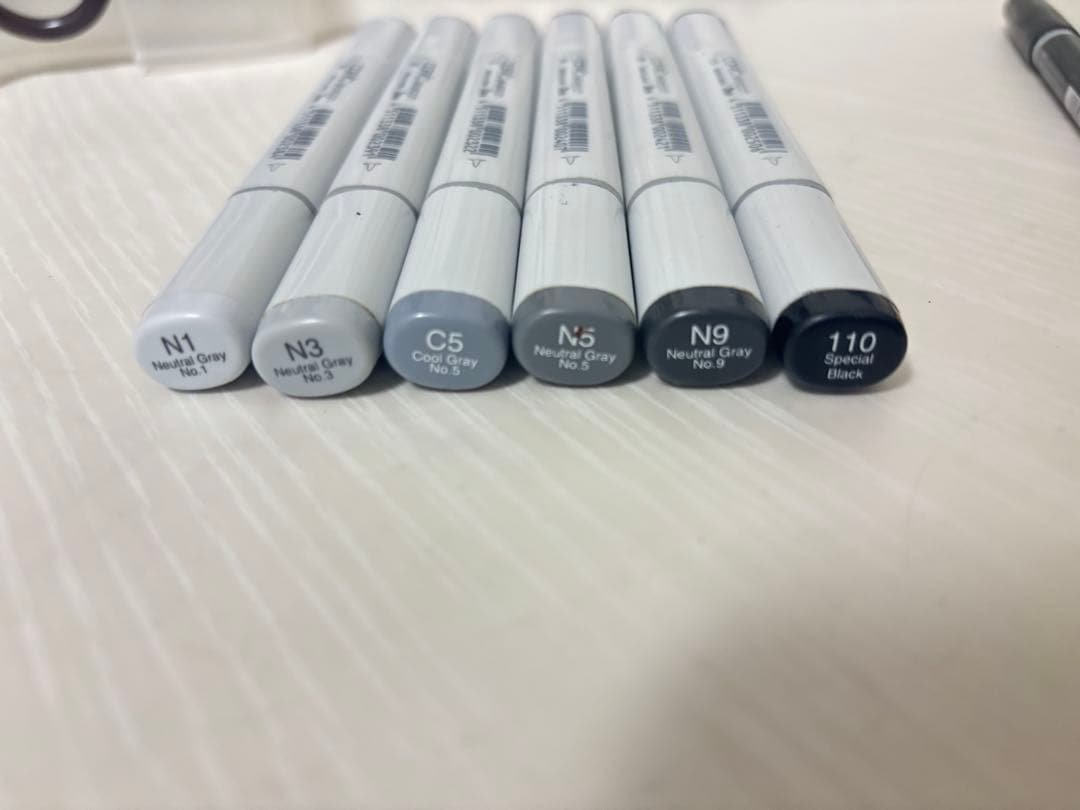 【美品】コピック合計50本＋インク8本セット（肌色系あり）