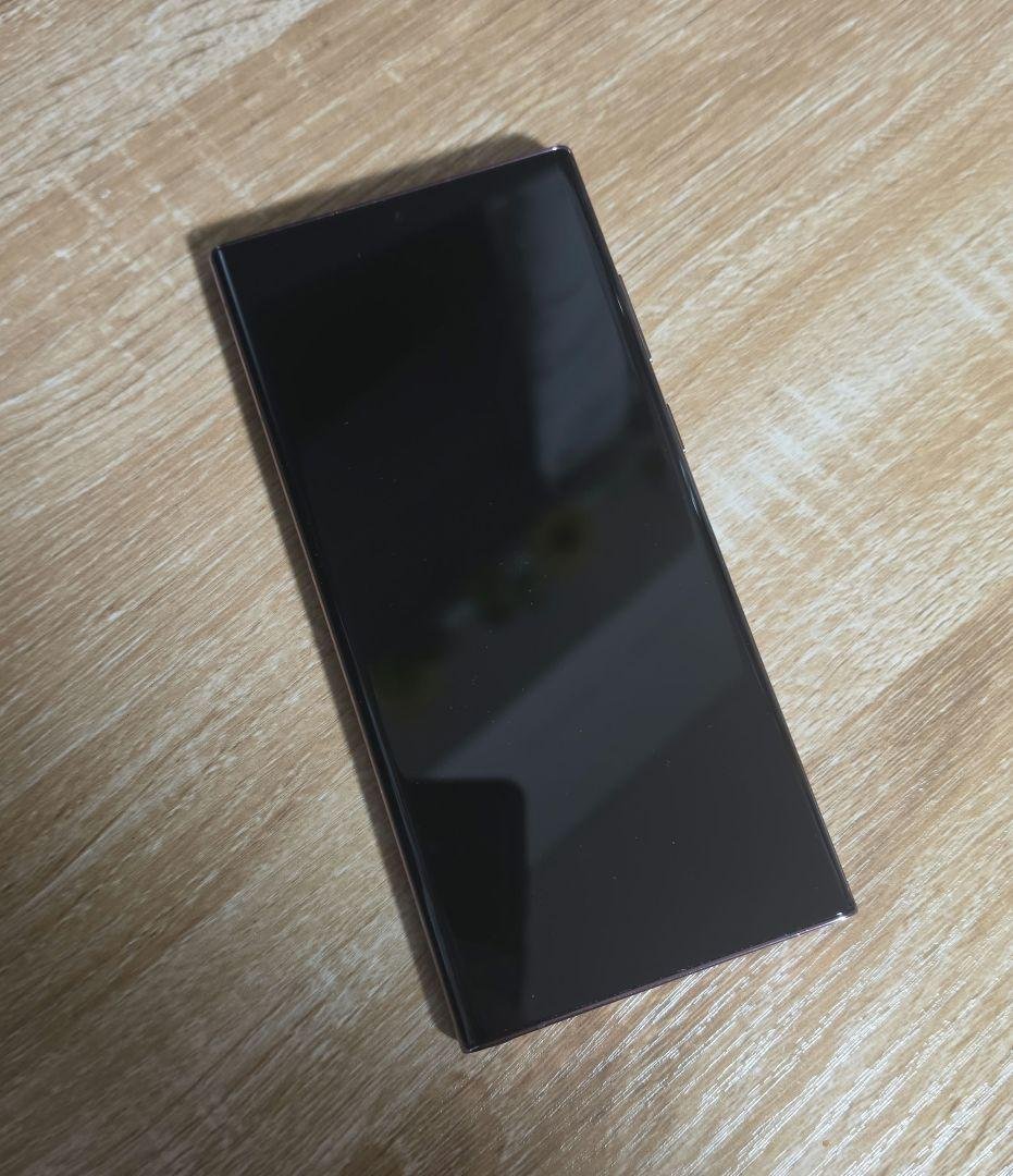 Samsung Galaxy S22 Ultra バーガンディ 本体