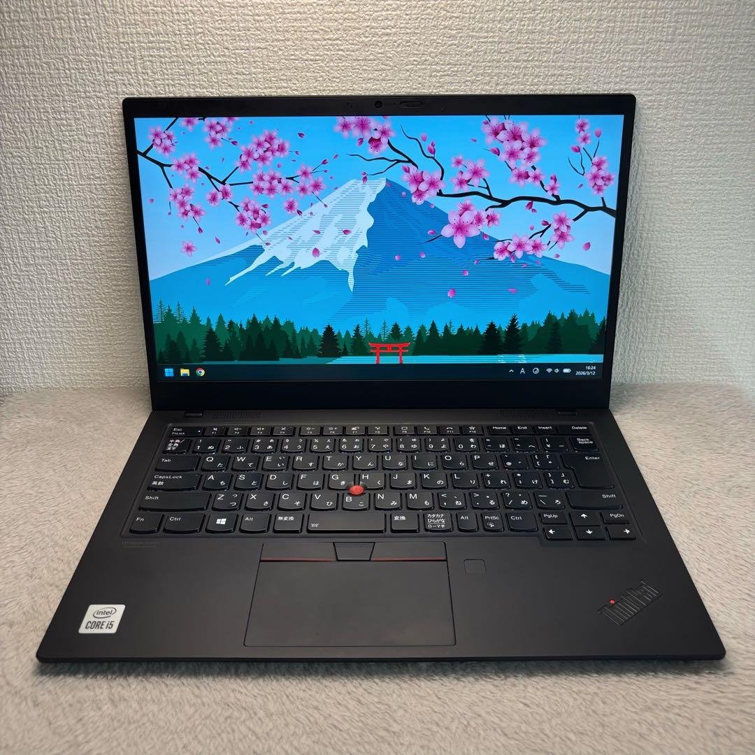 美品THINKPAD X1 CARBON 高級ノート型PC i5 10世代 16