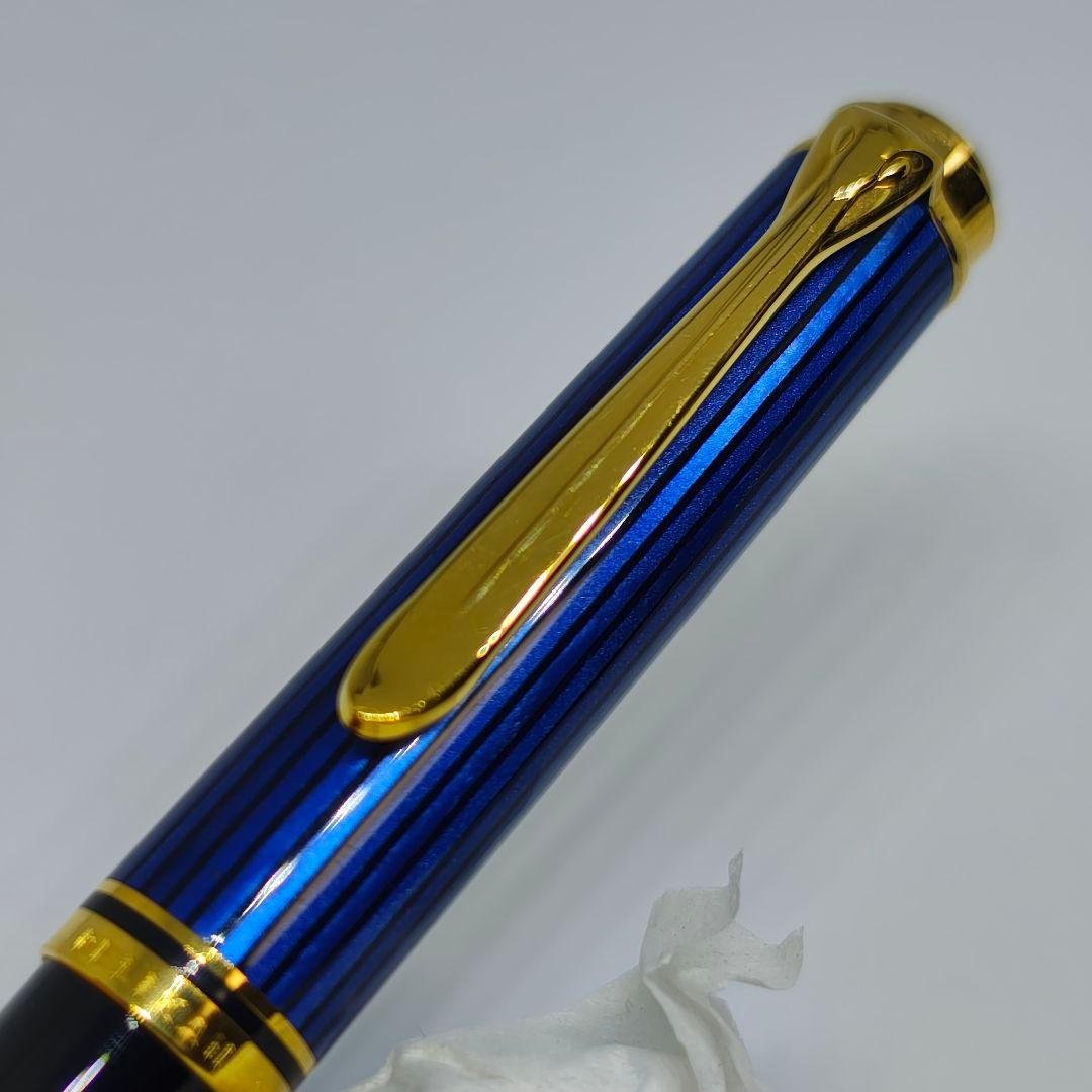 Pelikan スーベレーン K800 青縞 ボールペン ペリカン