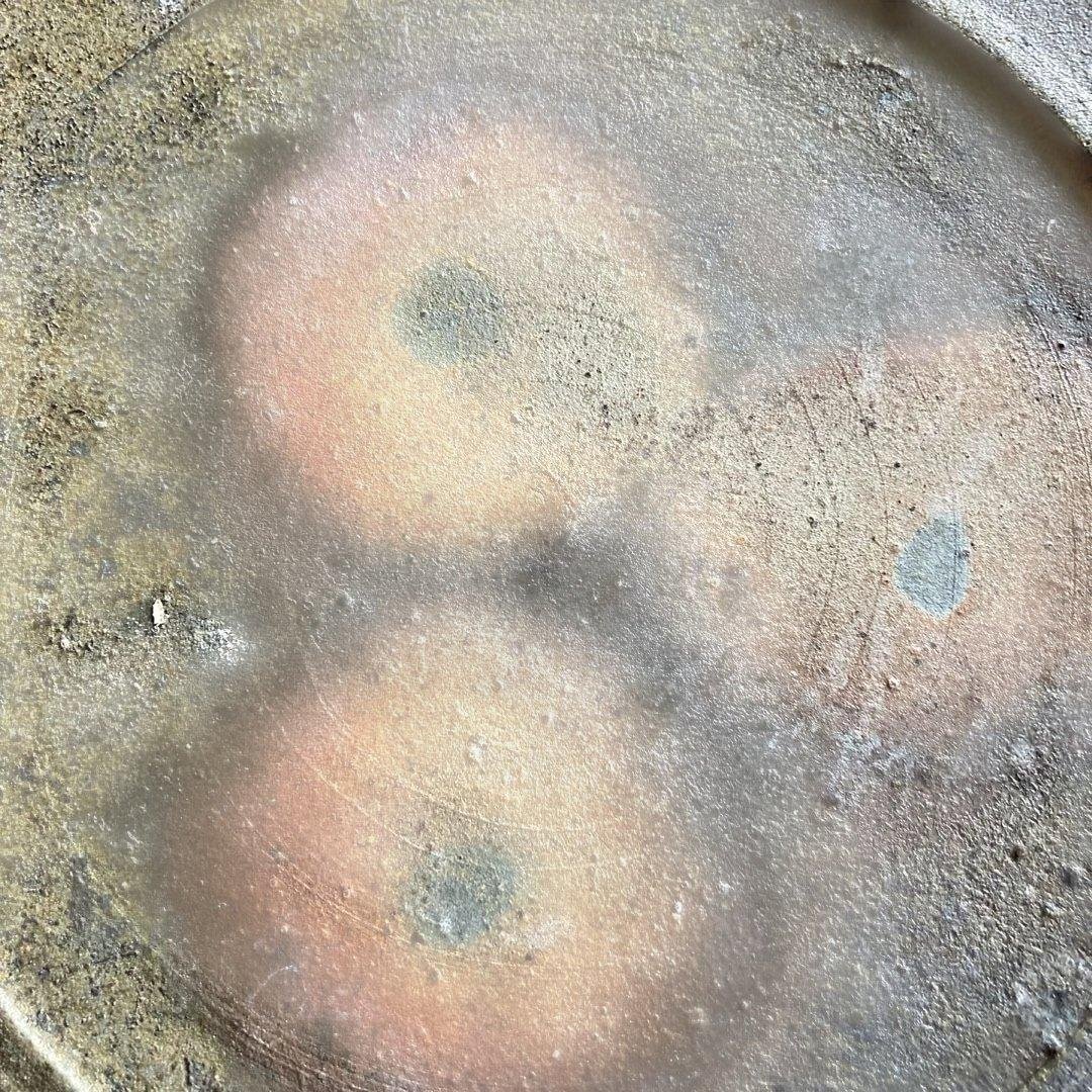 唐津　隆太窯　丸皿　24センチほど
