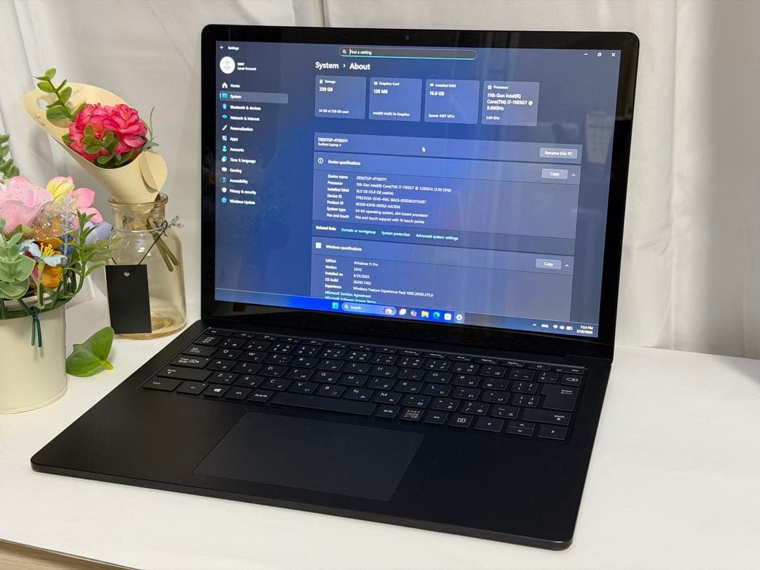 Windowsノート本体 Microsoft Surface Laptop 4 Core i7 11Gen