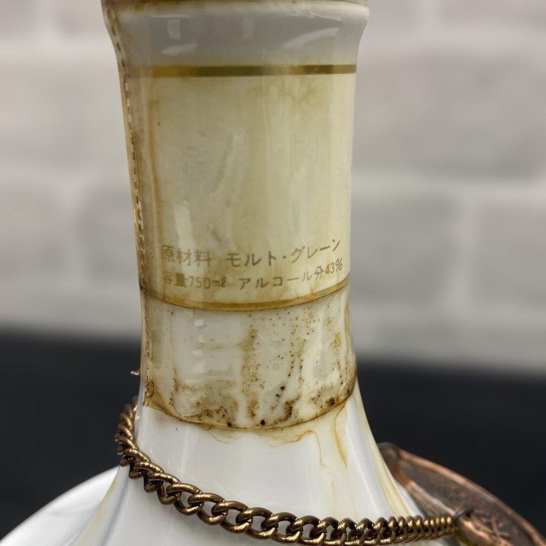 THE NIKKA WHISKY 鶴 陶器ボトル ウイスキー 未開栓 液漏れあり
