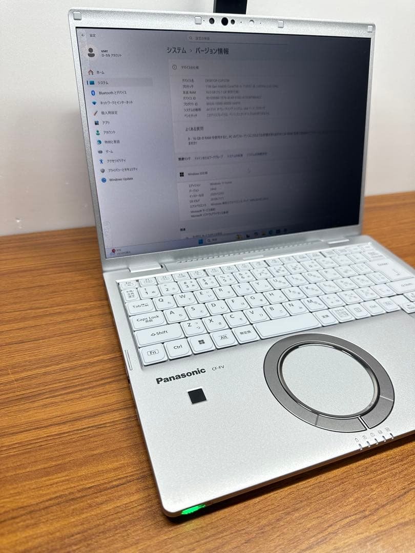 Windowsノート本体 2.Panasonic CF-FV1 I5-1145G7 16GB 512GB