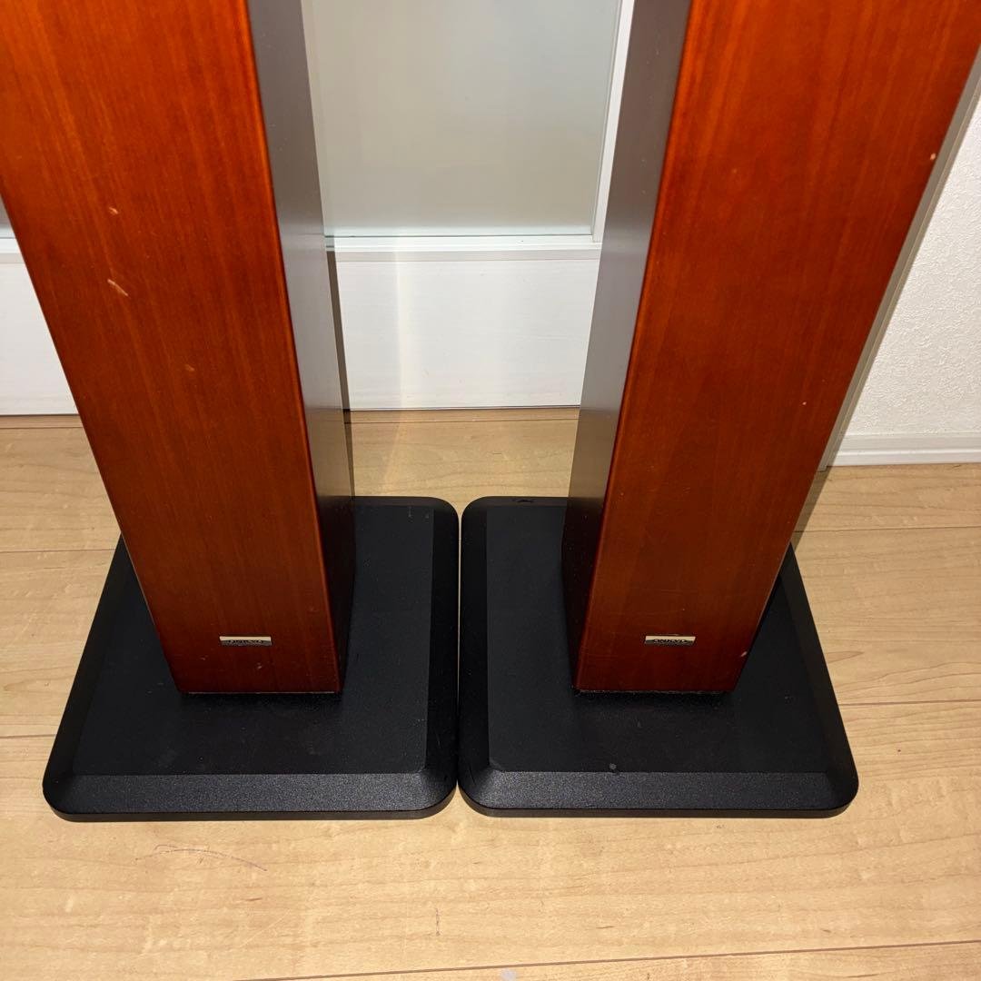 ONKYO オンキョー　トールボーイスピーカー D108E 木目