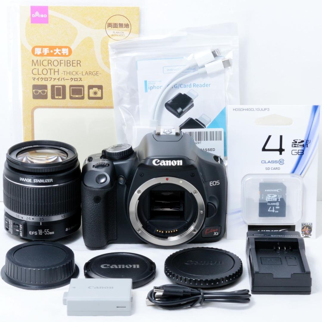 ⭐️美品⭐️Canon キャノン EOS Kiss X2★ショット数2188★