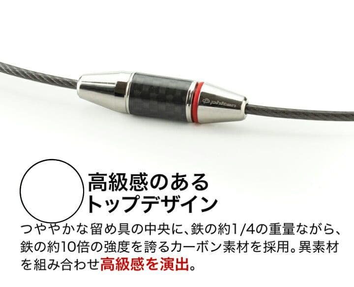 phiten rakuwaネック ワイヤーカーボン シルバー ５０cm