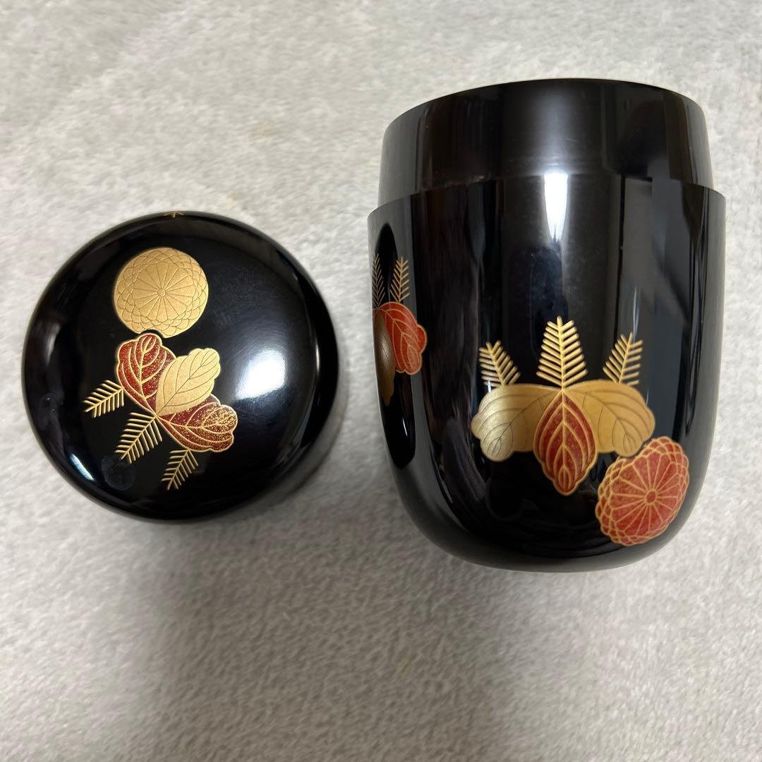 【星山作】高台寺　長棗　茶道具　共箱