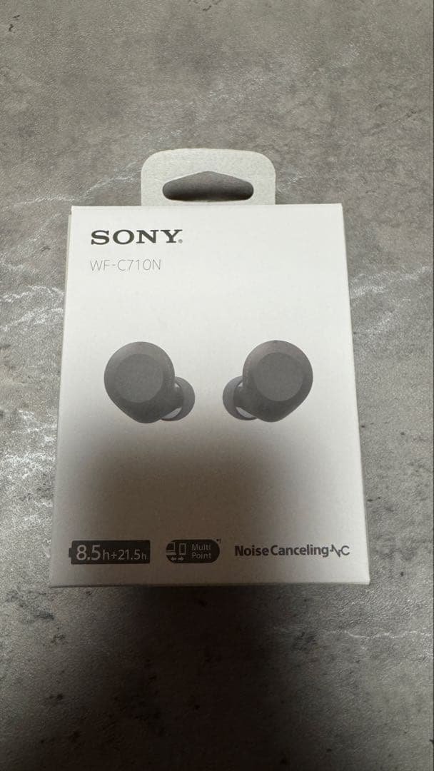 【美品】SONY WF-C710N ワイヤレスイヤホン ブラック