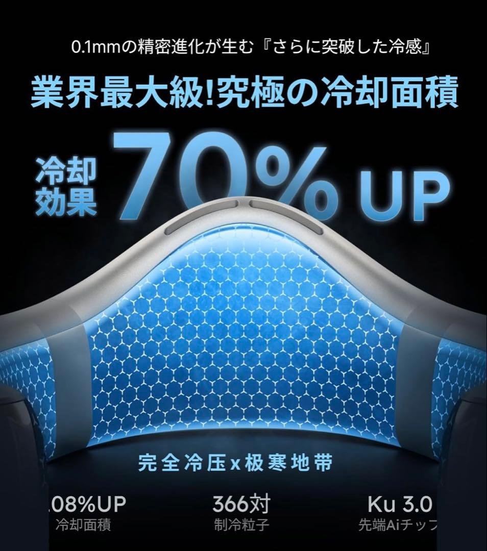 TORRAS COOLIFY Cyber 2025 ネッククーラー ホワイト