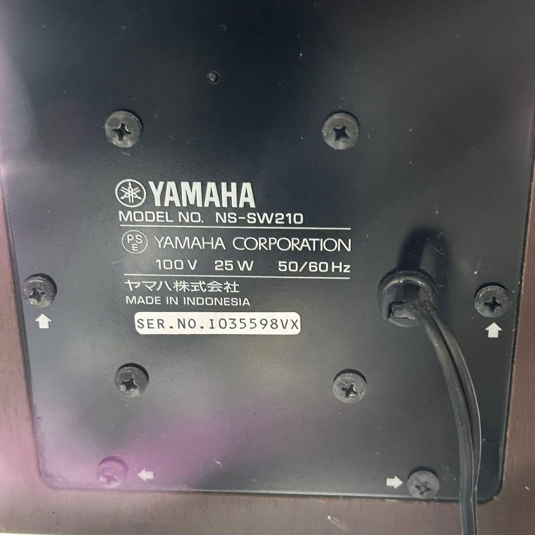 【音出し確認済】YAMAHA NS-SW210 サブウーファー