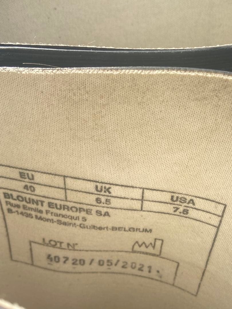 OREGON YUKON 安全靴 オレンジ・黒 新品未使用　サイズ40